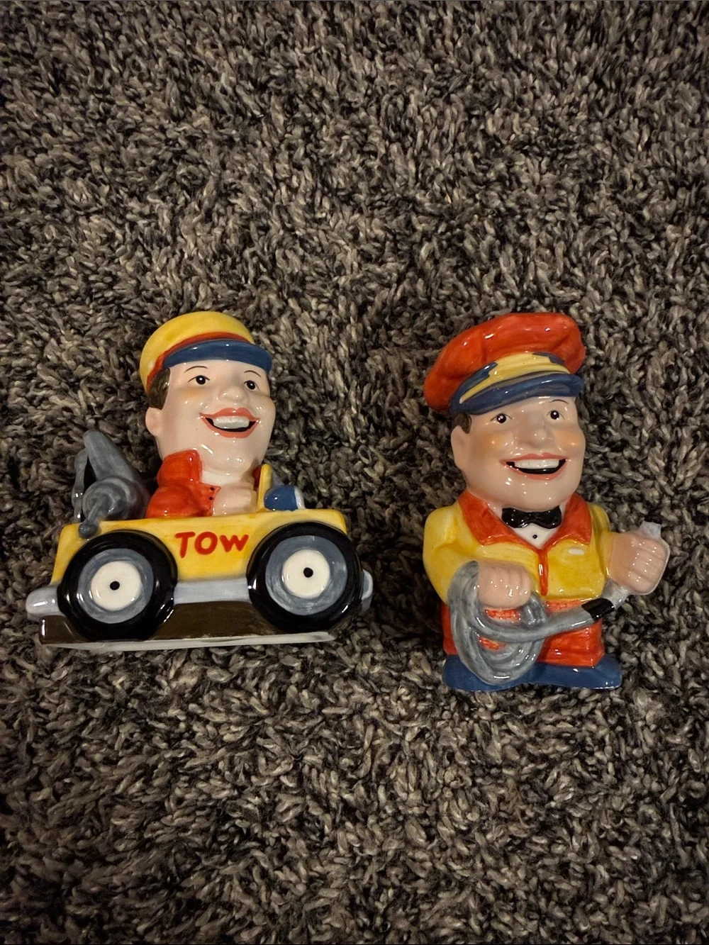 Vintage Department 56 Brunch Buddies Pop’s Garage Butter Dish & Shakers